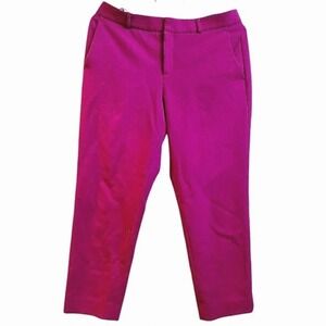 Banana Republic Avery Pink Cropped Pants Size‎ 10 Petite Career